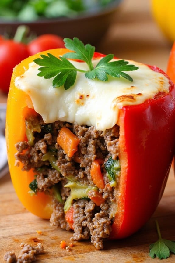 healthy stuffed bell peppers