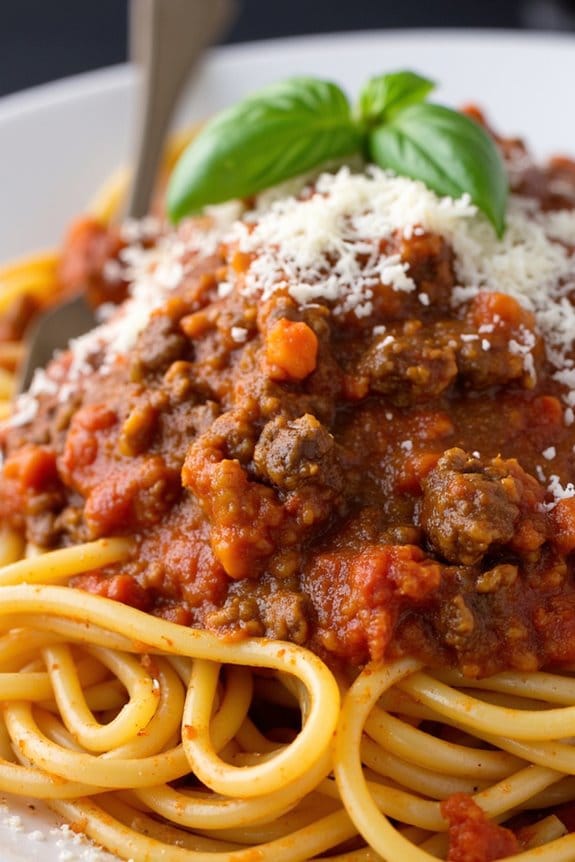 hearty beef tomato sauce