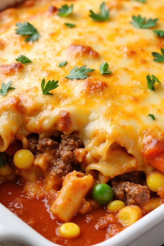 hearty family friendly casserole recipe