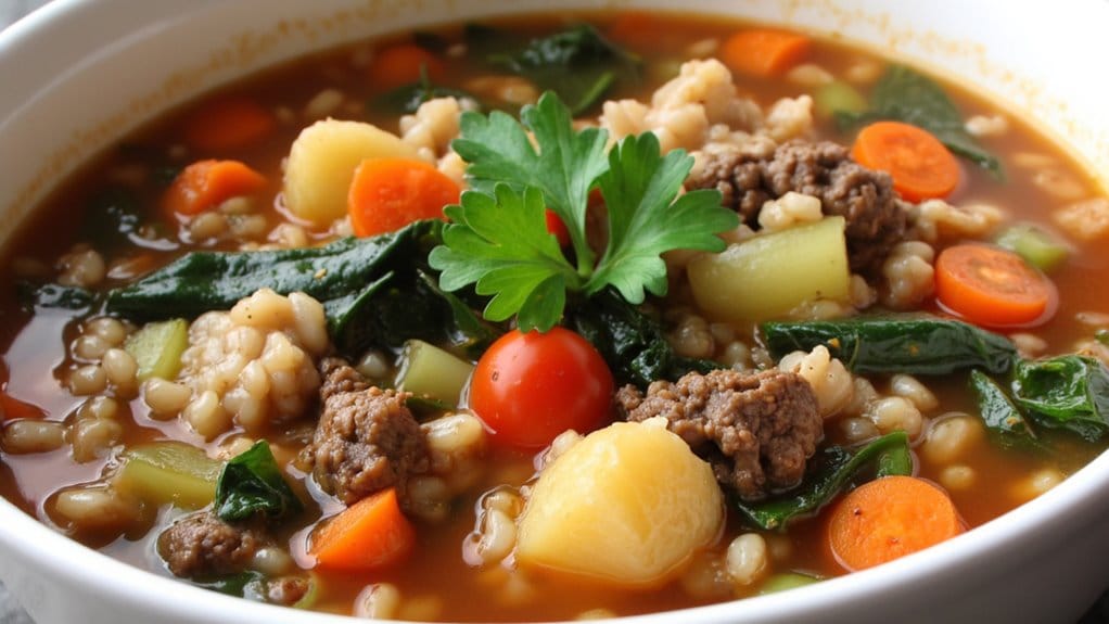 hearty ground beef soups