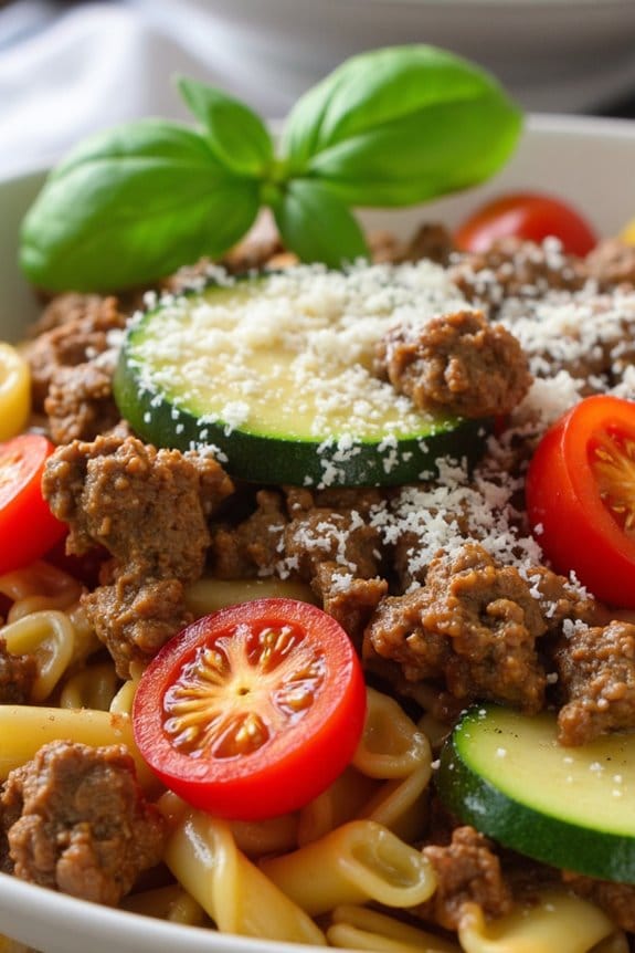 hearty italian beef orzo