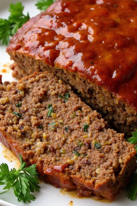 hearty meatloaf with quinoa