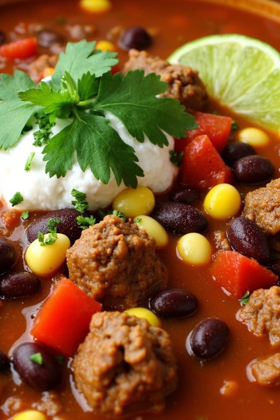 hearty mexican beef soup