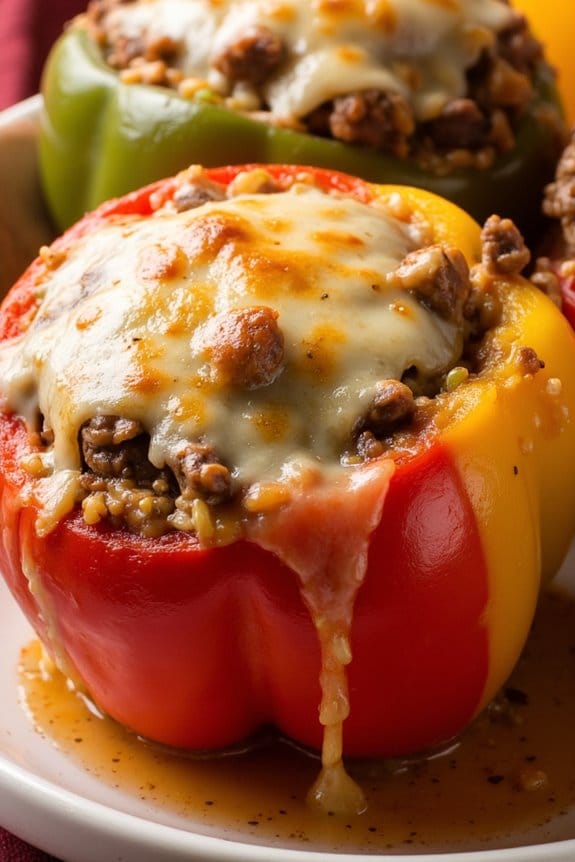 hearty stuffed bell peppers