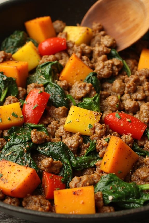 hearty sweet potato skillet