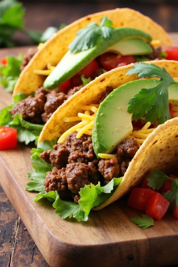 instant pot ground beef tacos