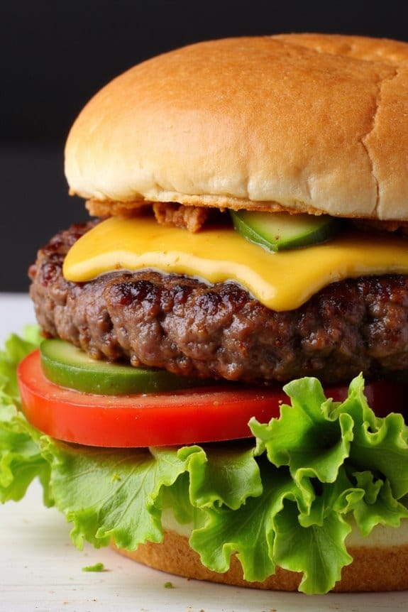 juicy beef burger recipe