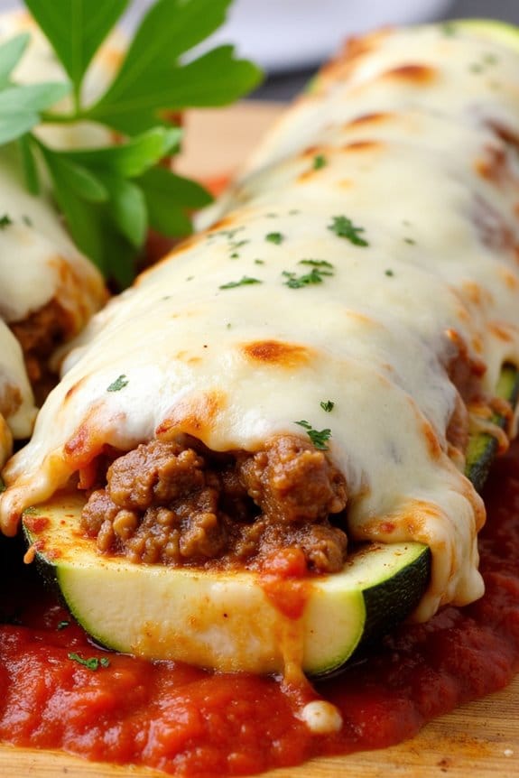 keto beef zucchini boats