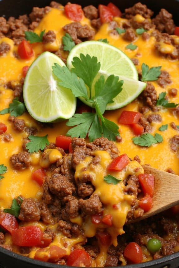 low carb taco skillet recipe