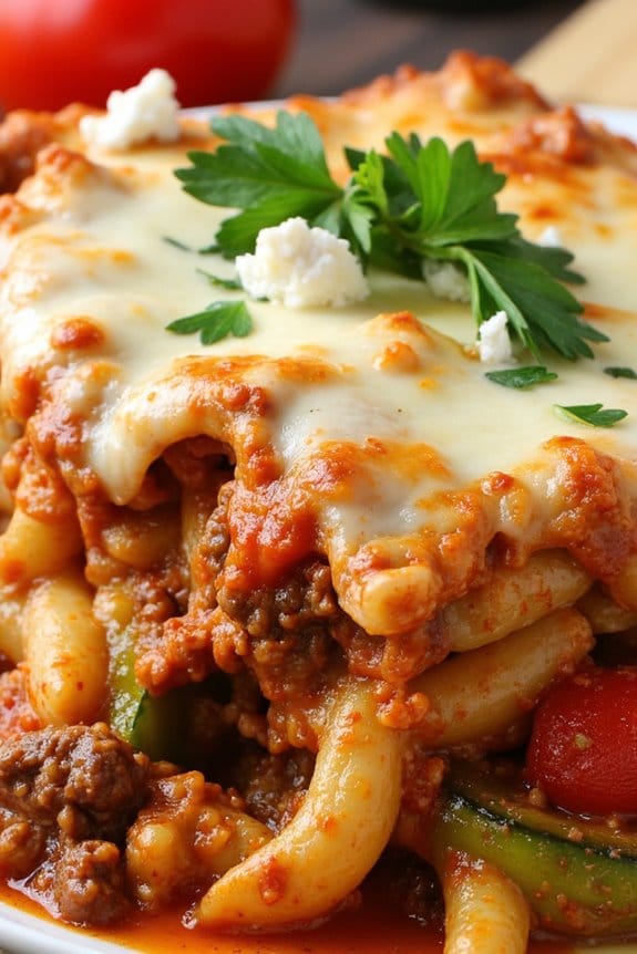 mediterranean beef orzo casserole