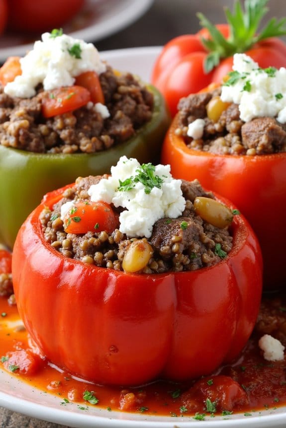 mediterranean stuffed bell peppers recipe