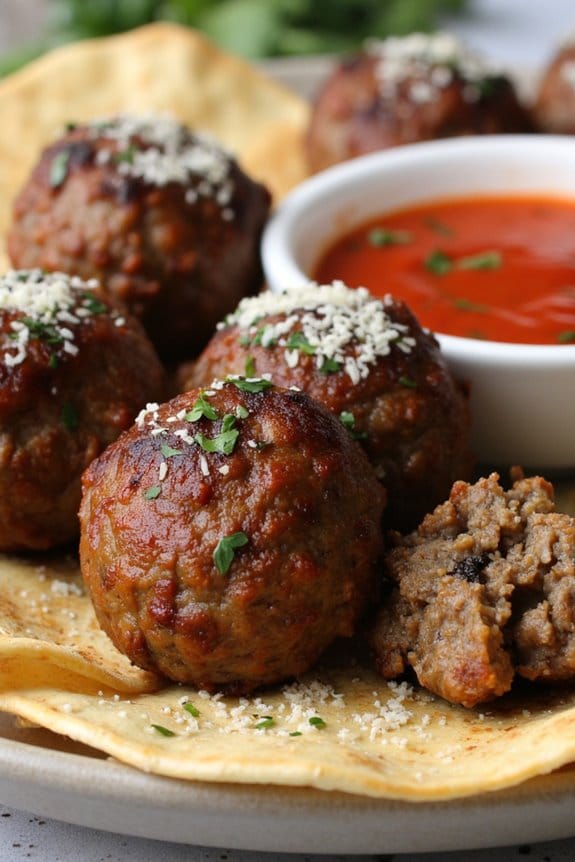 mushroom beef meatball recipe