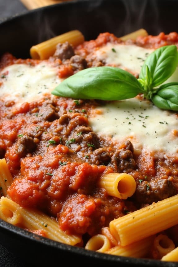one pan italian pasta dish