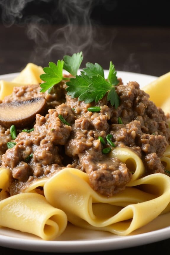 one pot beef stroganoff recipe