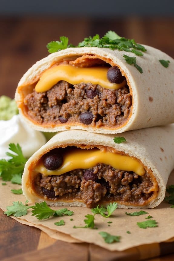 quick and customizable burritos