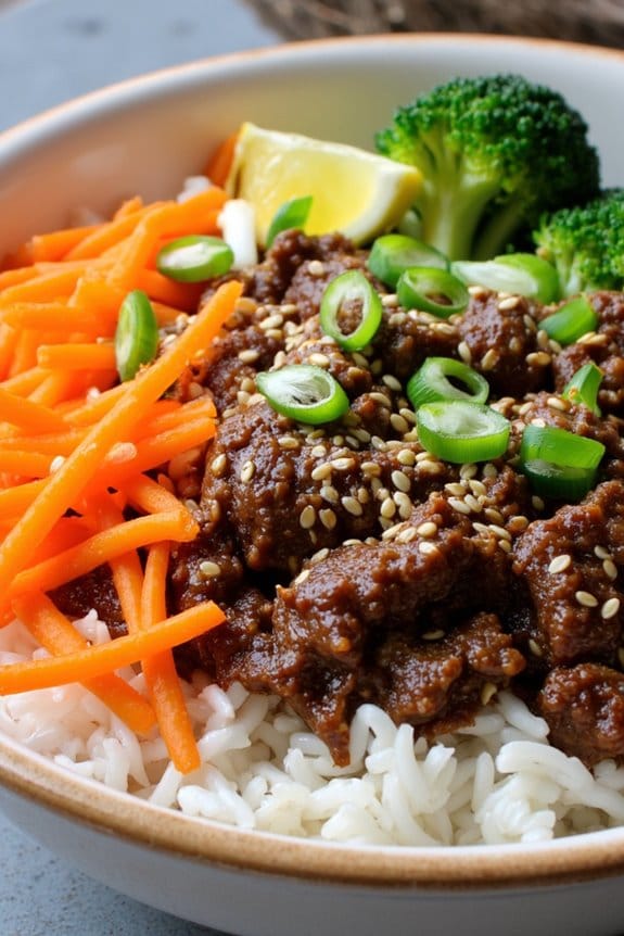 quick and flavorful beef bowl