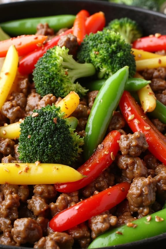 quick beef and veggie stir fry