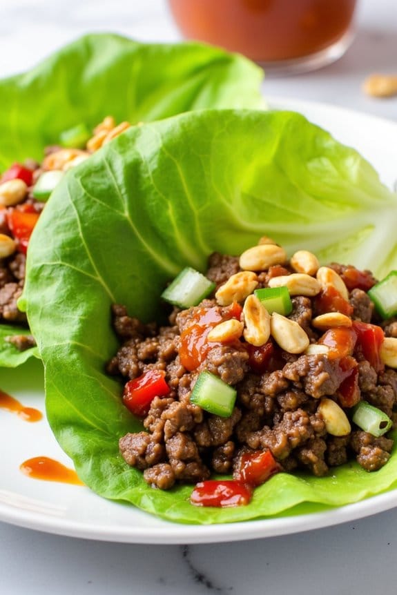 quick healthy lettuce wraps