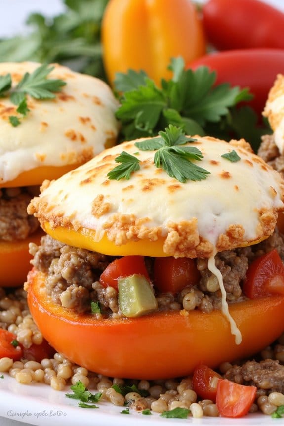 savory stuffed bell peppers