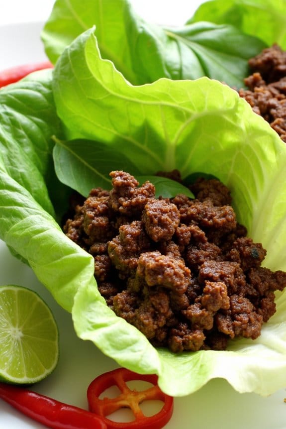 savory thai basil wraps