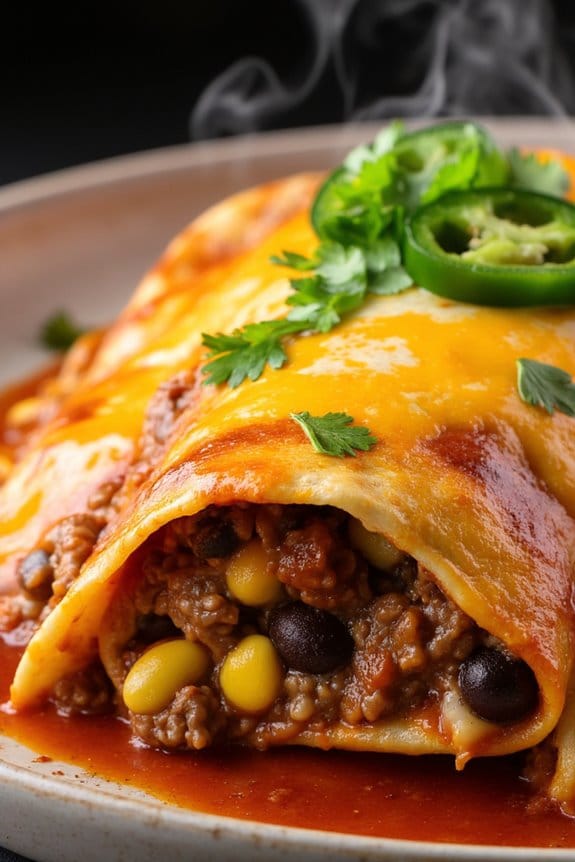 spicy beef enchiladas recipe