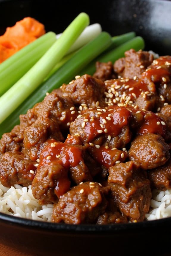spicy korean beef bowl recipe