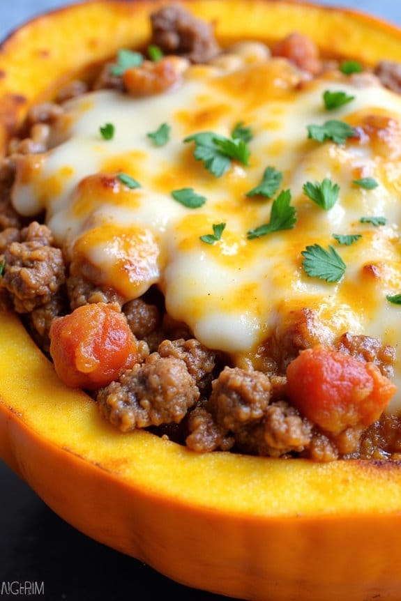 stuffed squash with beef