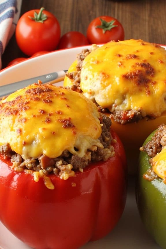 zesty stuffed peppers recipe