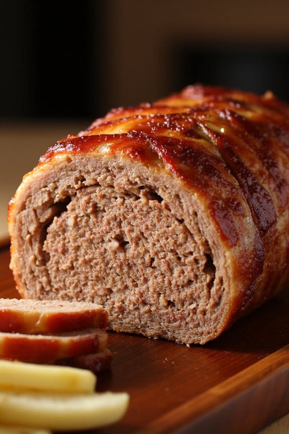 bacon wrapped pork meatloaf recipe