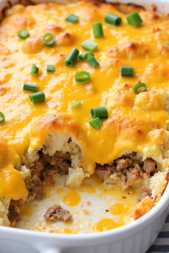 cheesy keto pork bake