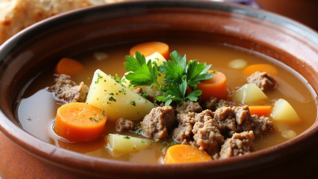 comforting ground pork soups