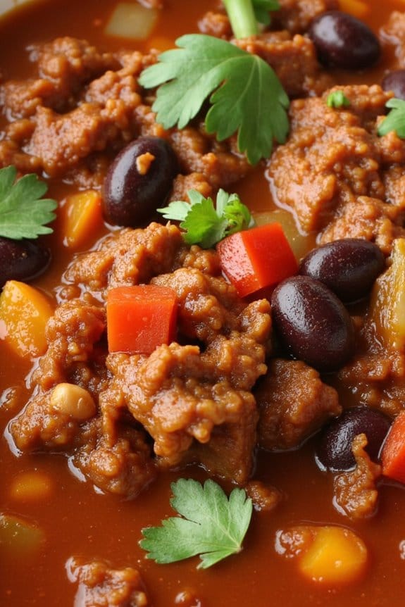 cozy ground pork chili recipe