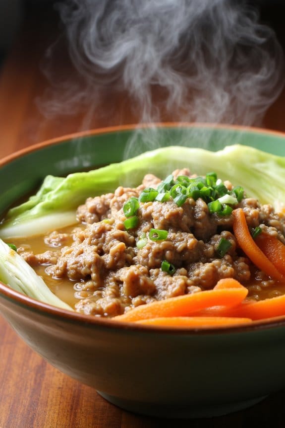 cozy nourishing pork soup