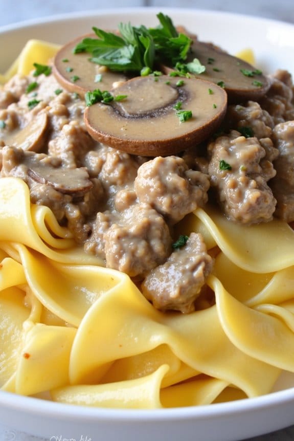 creamy pork stroganoff recipe