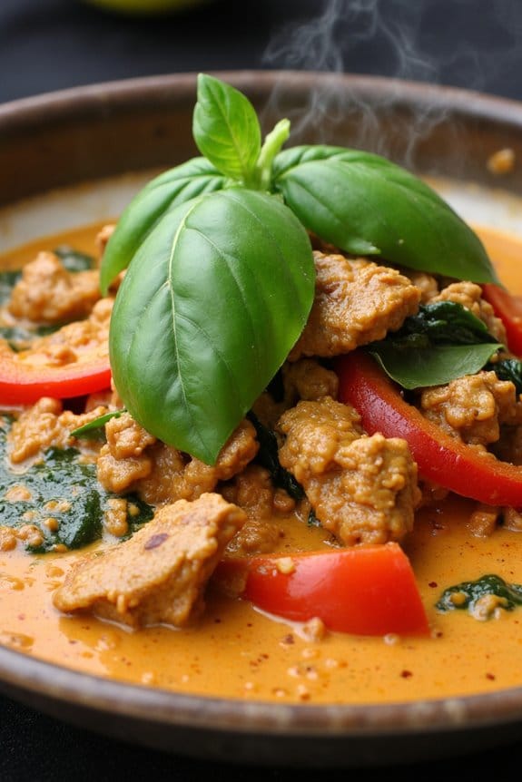 creamy thai pork curry