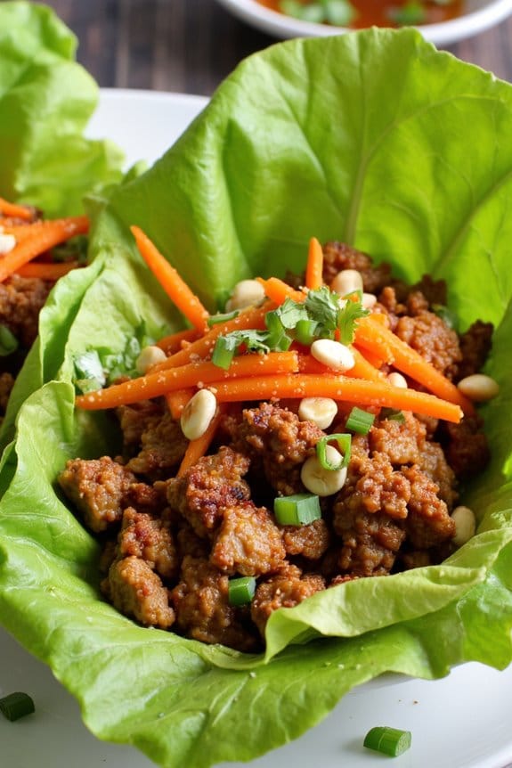 crispy pork lettuce wraps recipe