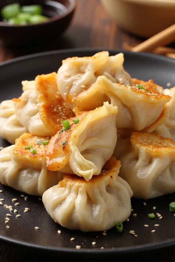 delicious homemade korean dumplings