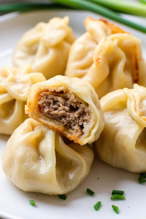 easy pork and cabbage dumplings