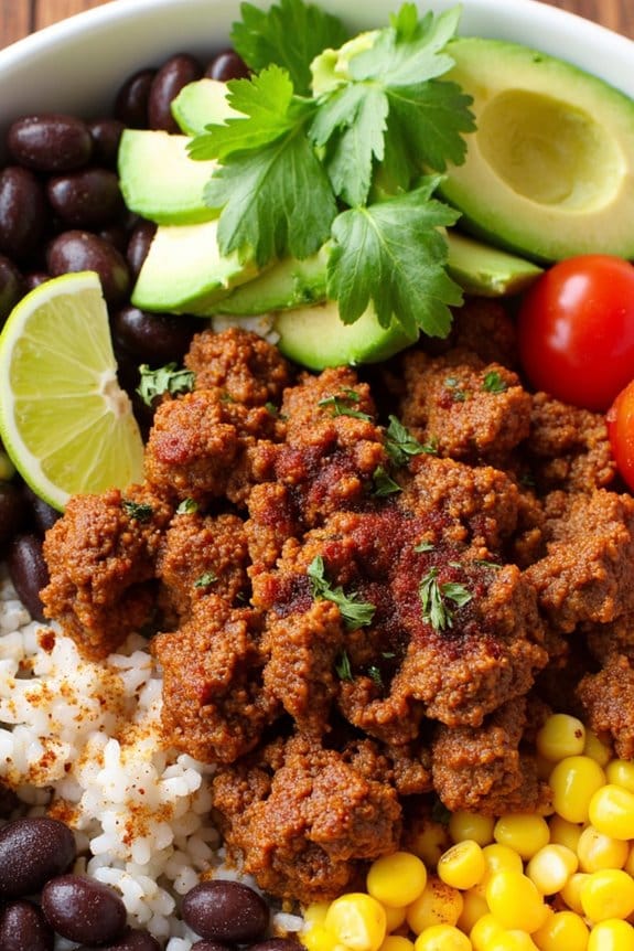 flavorful chipotle pork bowl