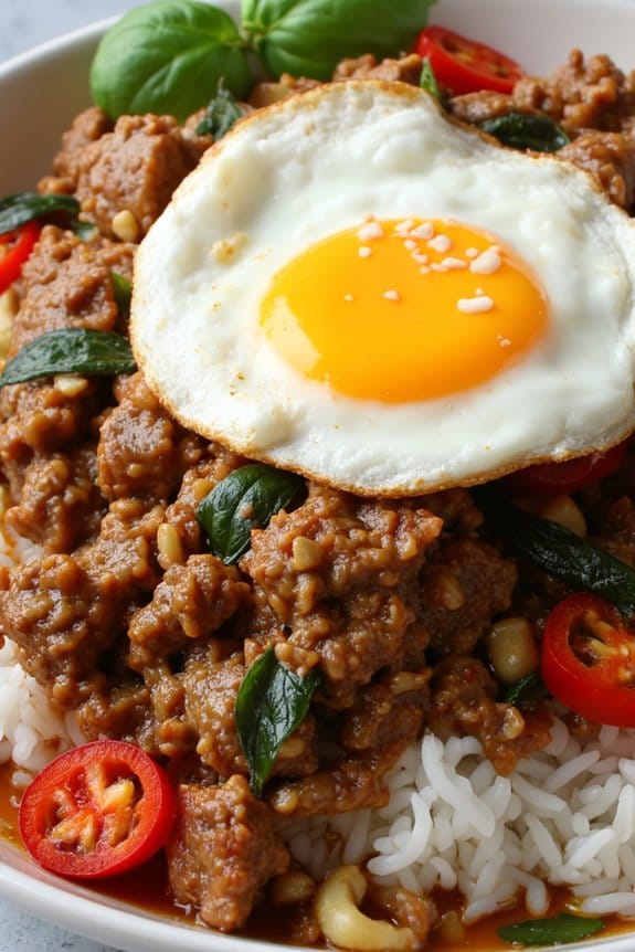 fragrant thai basil pork