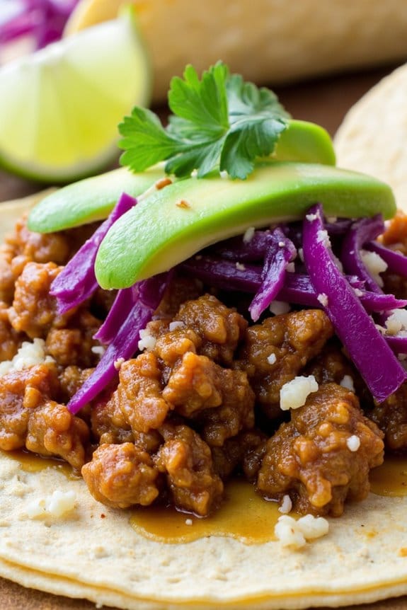 garlic ginger pork tacos recipe