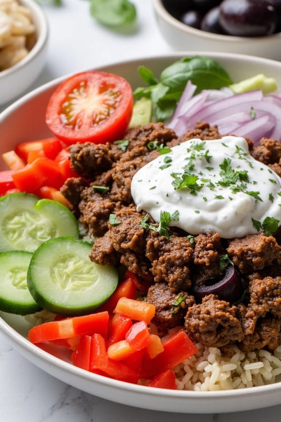 greek gyro pork bowl recipe