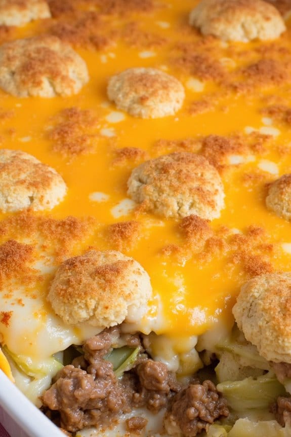 hearty cheesy pork casserole