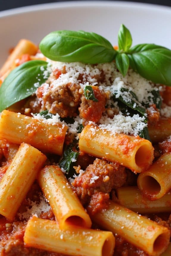 hearty italian pasta dish