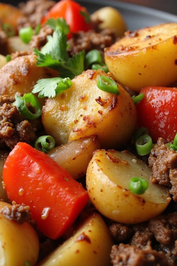 hearty one pan pork hash