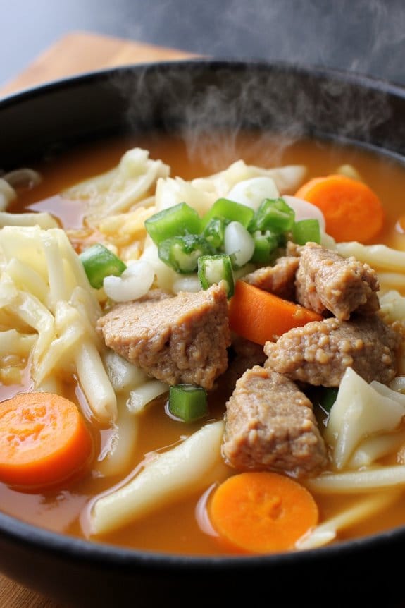 hearty pork cabbage soup