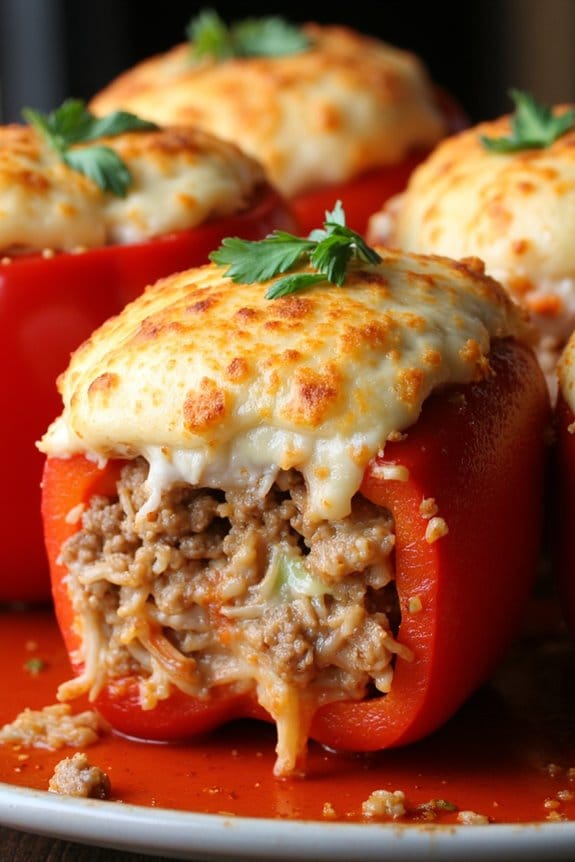 hearty stuffed peppers recipe