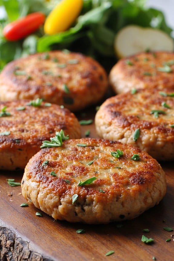 herb infused pork breakfast patties