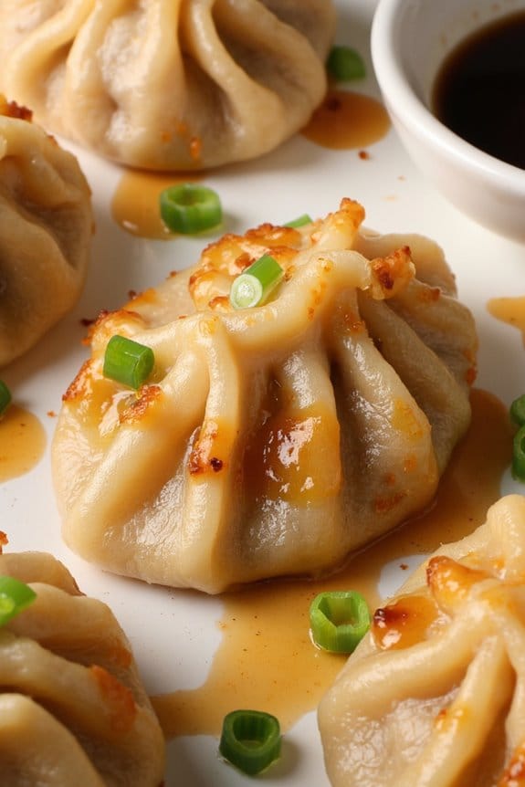 homemade ginger garlic dumplings