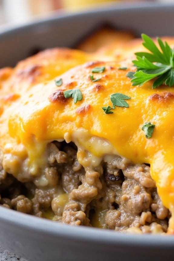 keto pork mushroom casserole